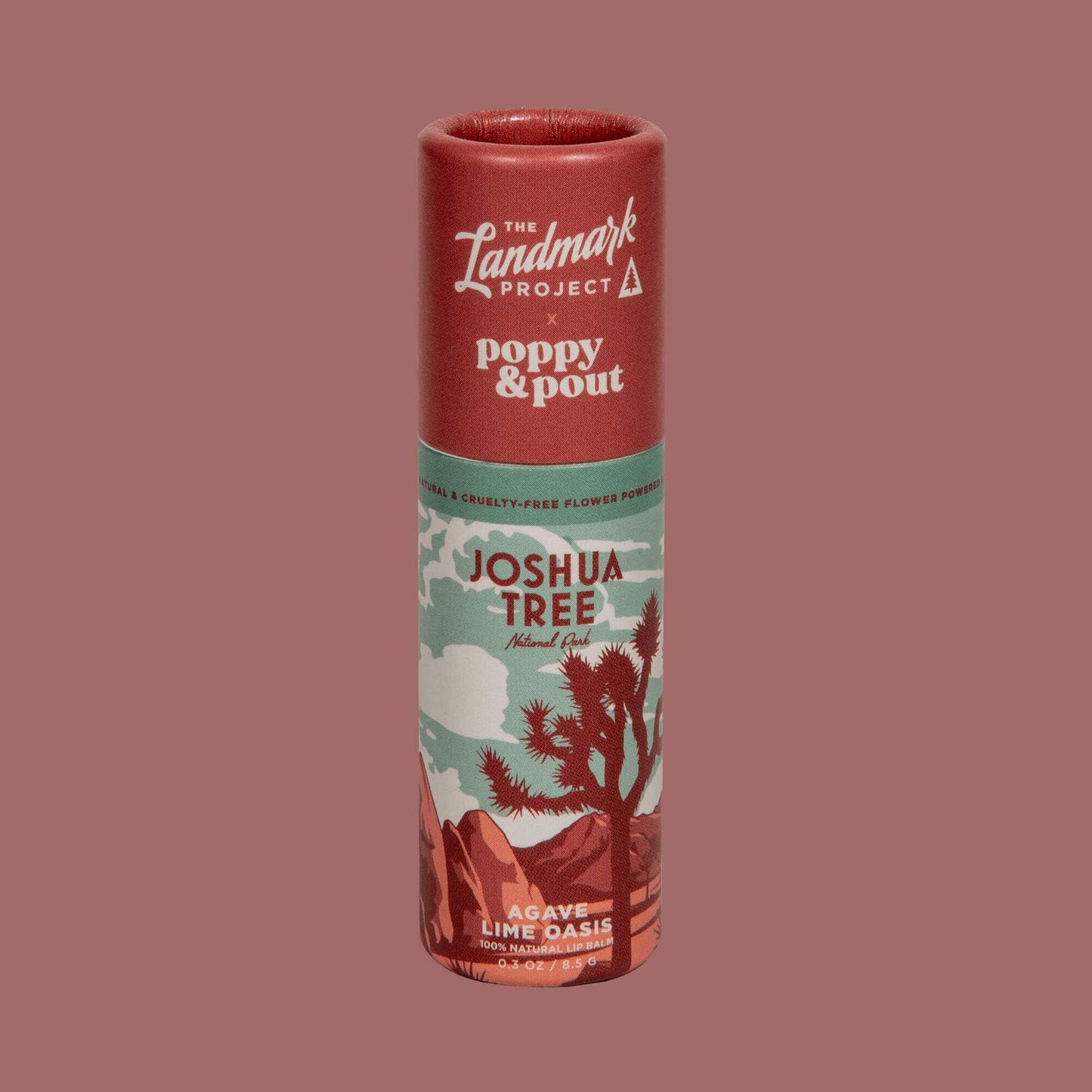 Poppy & Pout - The Landmark Project, Lip Balm, Joshua Tree Agave Lime Oasis