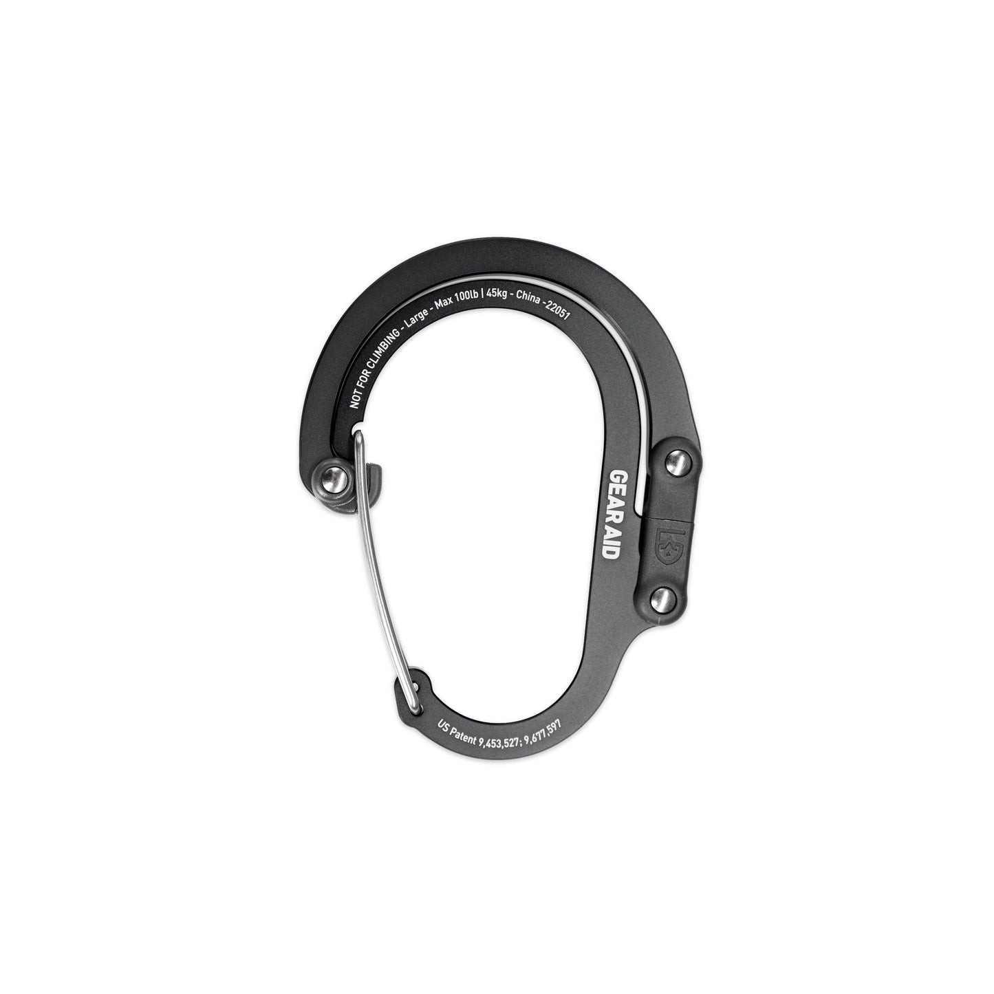 Heroclip Large: Stealth Black