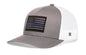 Thin Blue Line Trucker Hat  |  Black Police Tactical Snapback